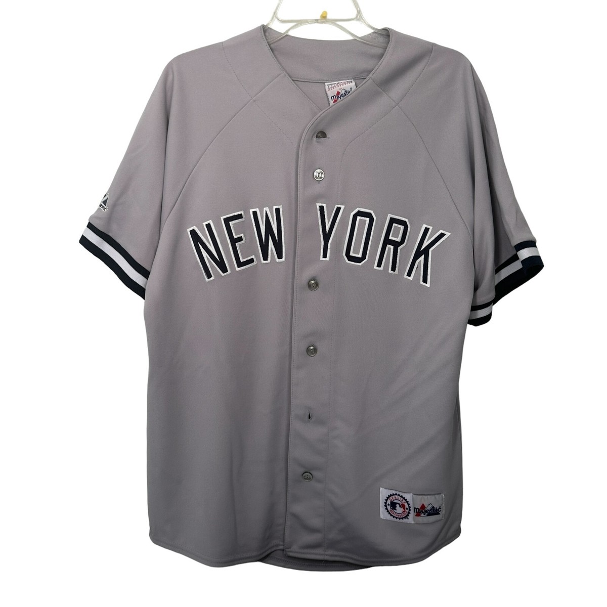 Deadstock New York Yankees VTG Majestic MLB Jersey Gray #6 Medium