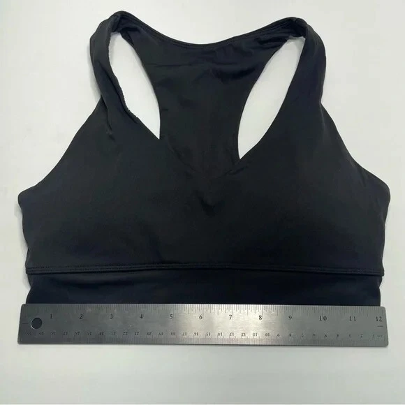 Balance Athletica Vitality Sports Bra Womens XS ? Black Racerback Removable Pads - Image 2 of 4