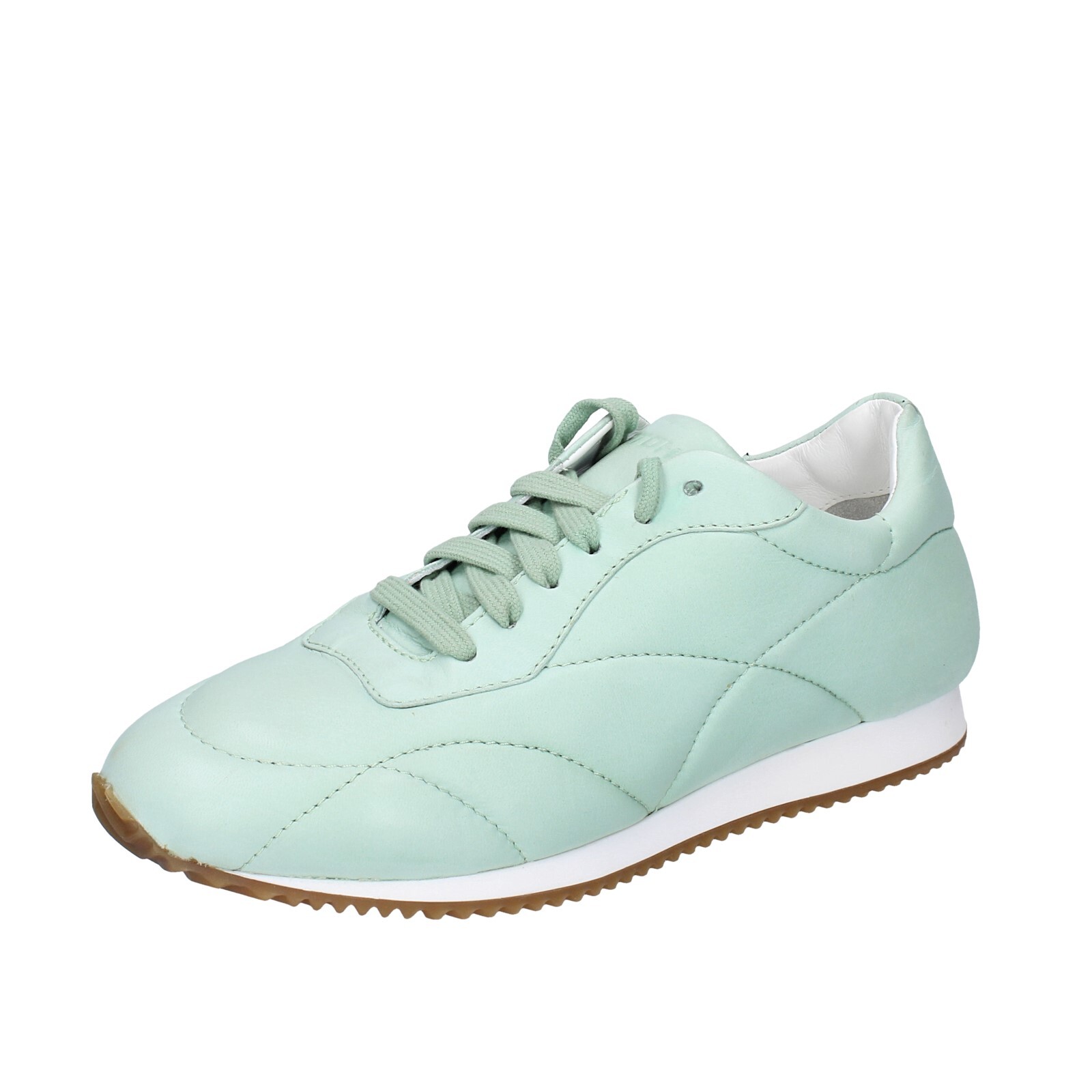 кроссовки schuhe damen STOKTON grün leder EX297