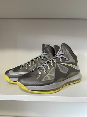 Size 11.5 - Nike LeBron 10 Yellow Diamond Canary 2013 LeBron X Great Condition