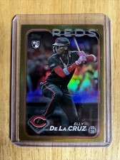 2024 Topps Series 1 ELLY DE LA CRUZ GOLD FOIL Rookie Cincinnati Reds #141 RC⚾️🔥