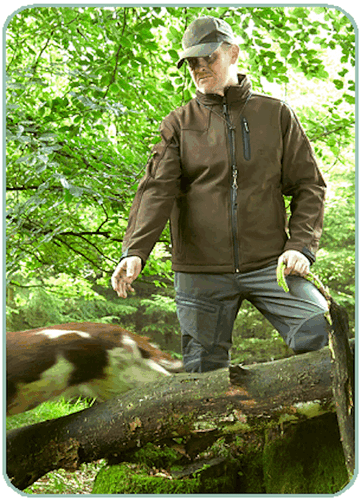 Deerhunter Argonne Softshelljacke gefallenes Blatt grün Jagd Stalking Schießen  - Bild 3 von 4