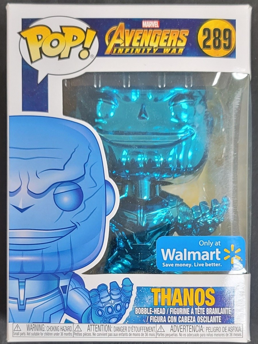 Funko POP! Marvel: Avengers Walmart Exclusive Thanos (Chrome)(Blue