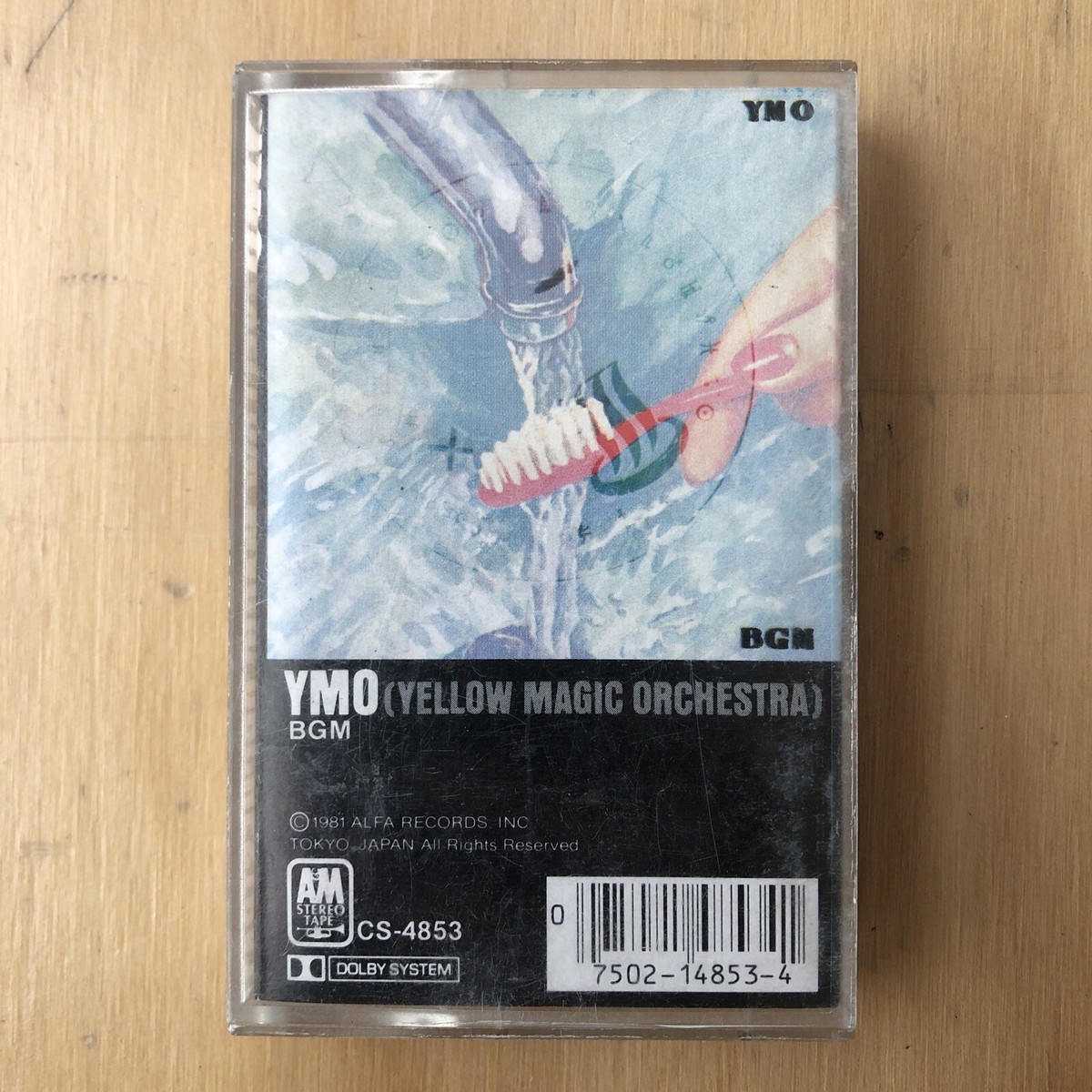 YMO BGM 1981 Alfa cassteet tape yellow magic orchestra Japan