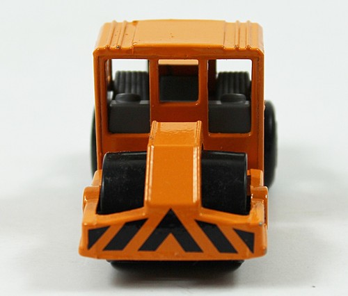 ROAD ROLLER Matchbox 1984 Orange Construction New no card 1:90 - Picture 4 of 6