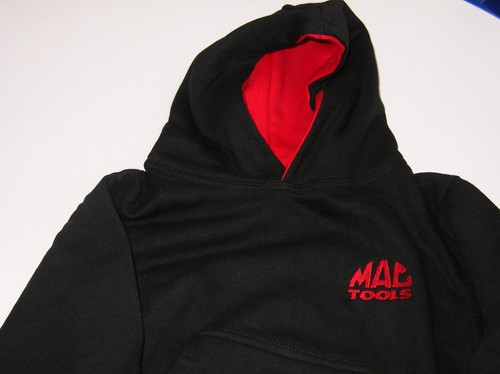 Mac Tools Branded Dickies Child's Hoodie Black Red Trim Age 7 to 8 Years - Picture 7 of 14