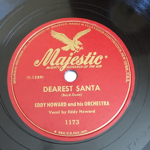 1947 Eddy Howard And His Orchestra "The Christmas Song/Dearest Santa" 78 RPM 10" - Picture 3 of 6