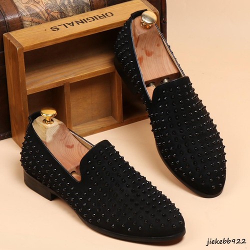 fashion men leather slip in loafer 