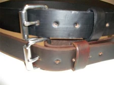 WORK BELT HAND MADE REAL THICK LEATHER 1/1/2" W TOOL GUN HOLSTER BY RANCH LAND 