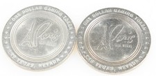 PARIS HOTEL CASINO LAS VEGAS $1 GAMING TOKEN SET/2