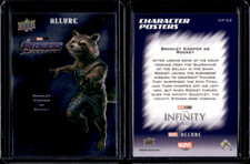 2022 Upper Deck Marvel Allure Character Poster Bradley Cooper Rocket #CP-22
