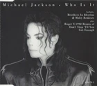 MICHAEL JACKSON RARE Who Is It CD Single 1992 3 tracks