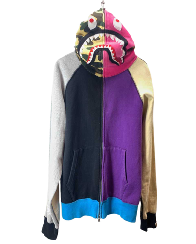 A BATHING APE SHARK FULL ZIP HOODIE 
