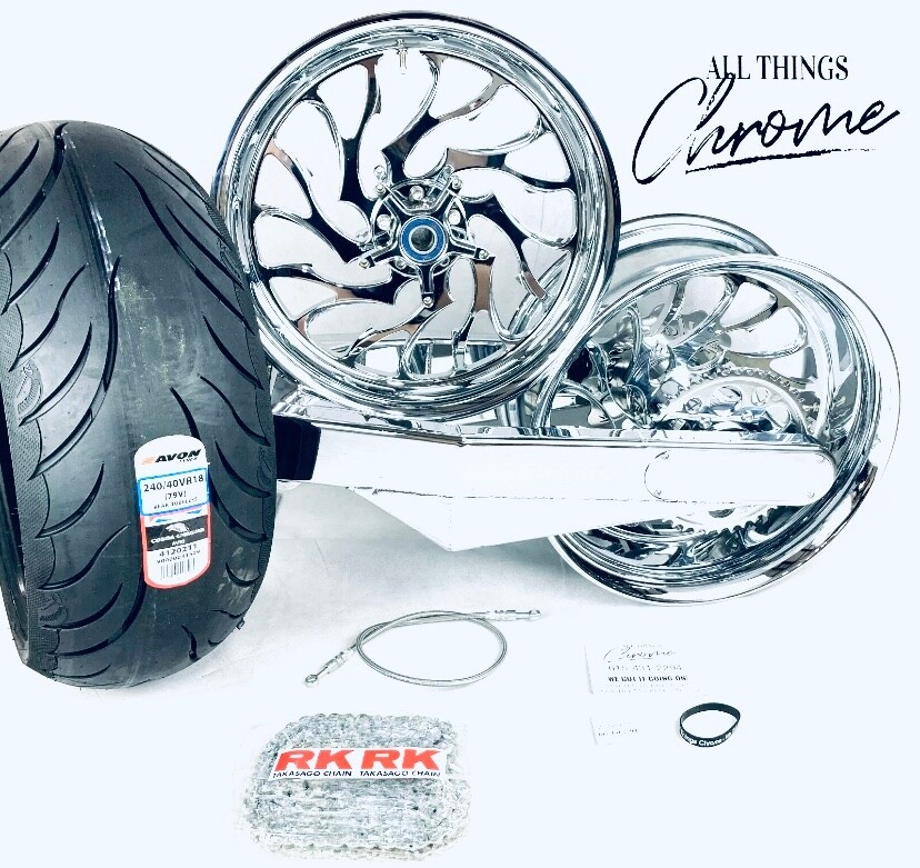 【公式サイト】正規ブランド品通販 TIRE FAT CHROME 240 HAYABUSA KIT 2008-2020 WHEELS HELLIAN w/ ダイエットサプリ