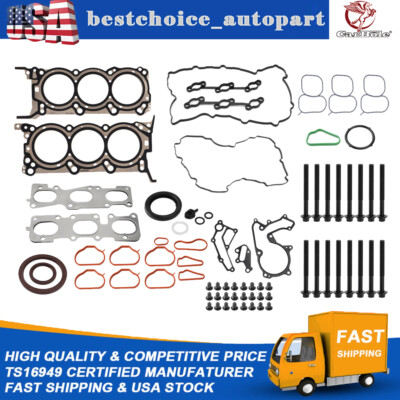 Head Gasket Bolt Set For Kia Sorento/Sedona+Hyundai Santa Fe 3.3L V6 2013-2020