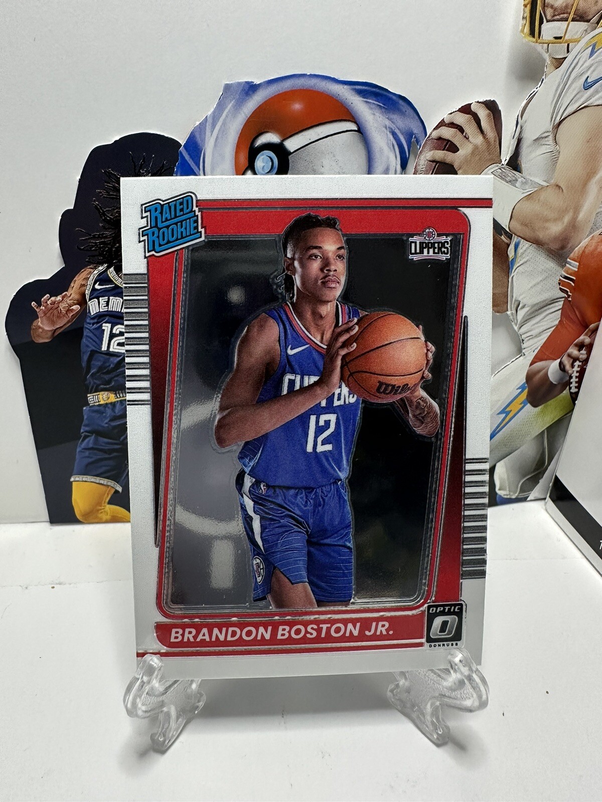 2021 2022 Donruss Optic Brandon Boston Jr RATED ROOKIE RC Base 189 Clippers