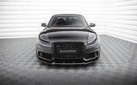 Front Ansatz FüR Audi S5 / A5 S-Line 8T Schwarz Spoilerlippe Schwert Spoiler