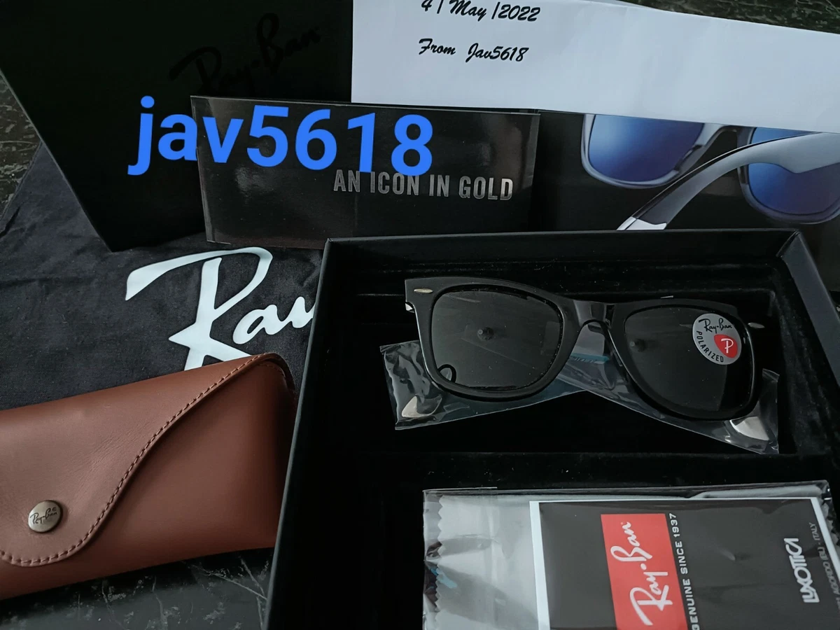 RAYBAN WAYFARER 2157K🕶ULTRA GOLD 901/N5 LIMITED LAST ONE NEW,MINT