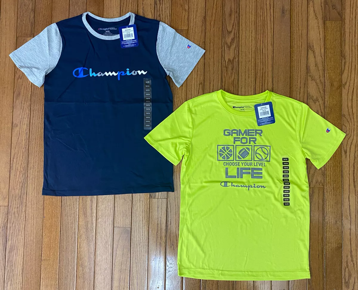 boys champion tshirts