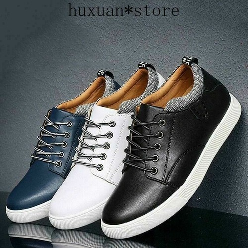 Chic Men Elevator Shoes Round Toe 