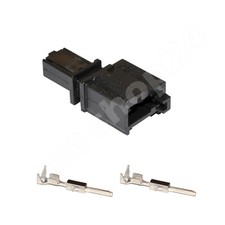 Stecker 2-polig Reparatursatz f&uuml;r VW Skoda Seat Audi 1J0973332 m&auml;nnlich Crimp