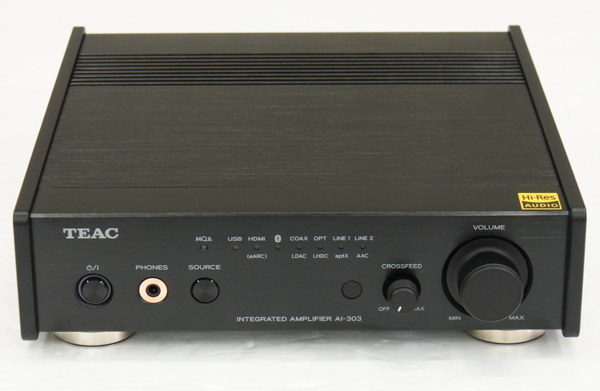 TEAC AI-303 ブラック TEAC AI-303 USB DAC Stereo Integrated Amplifier Black AI-303-B