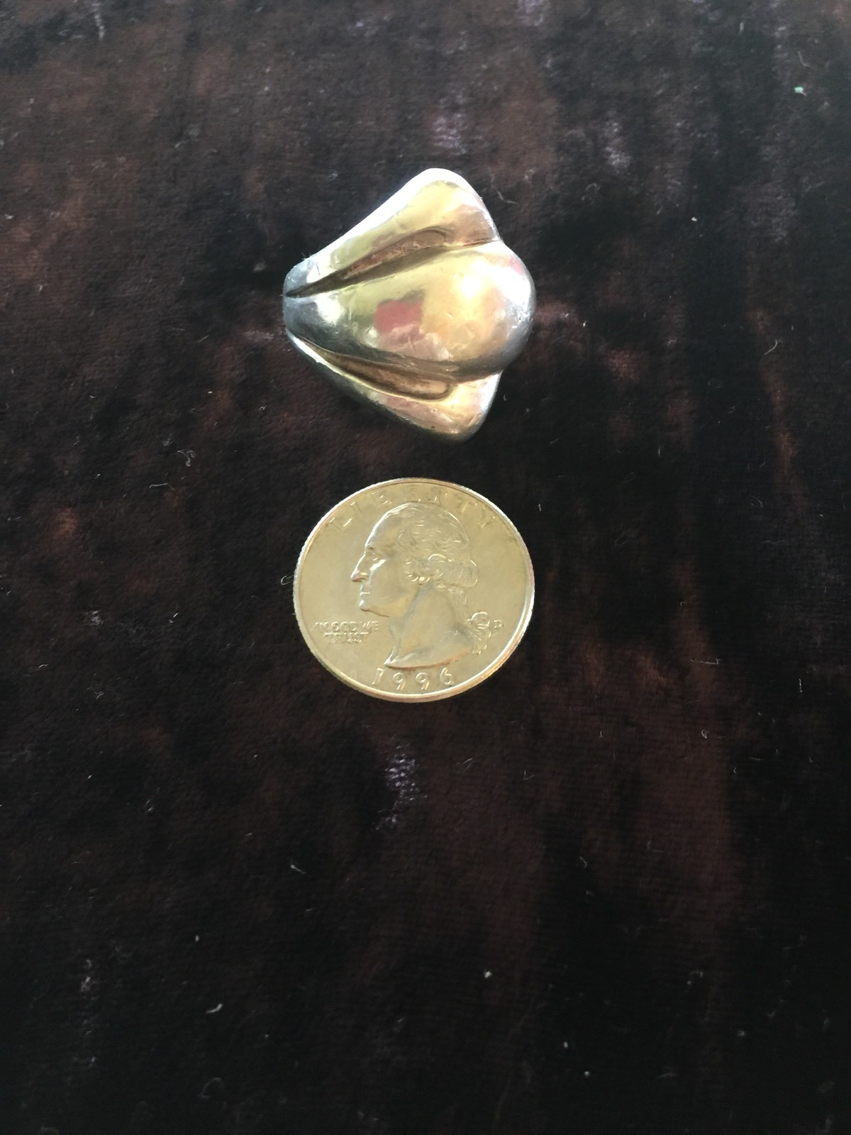 STERLING SILVER DRAMATIC FISHTAIL SHAPED STATEMEN… - image 5