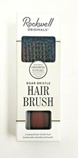 Rockwell Razors Originals, ALL NATURAL BOAR BRISTLE HAIR BRUSH, Hardwood Handle