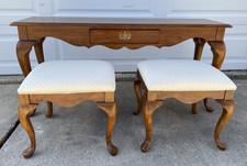 Thomasville+Fisher+Park+Collection+100%E2%80%B3+Parquetry+Oval+Dining ...