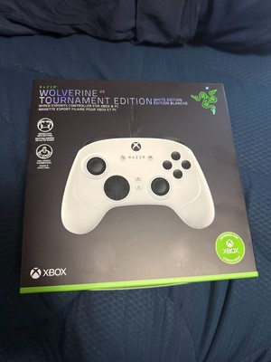 Custom Paint Razer Wolverine V3 Tournament Edition Wired Gaming Controller White
