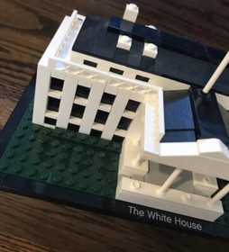 Lego architecture: the white house 21006 (incomplete)
