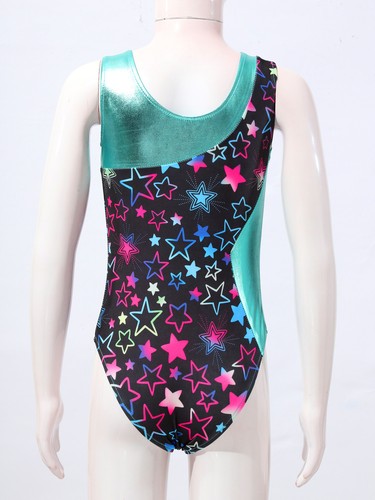 Girls Dance Outfit Gymnastics Yoga Sport Leotard with Shorts Set Dancewear - Picture 30 of 54