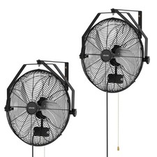 Vevor 18 In Wall Mount Fan 2 Pack 3 Speed Ip44 Long Airflow Industrial Garage Vevor 18 In Wall Mount Fan 2 Pack 3 Speed Ip44 Long Airflow Industrial Garage
