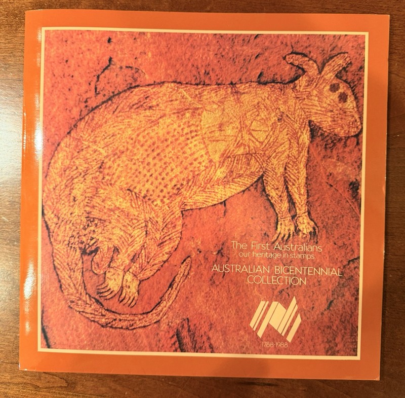Australian Bicentennial 1988 Indigenous Art Rock Paintings Stamps 30c 85c