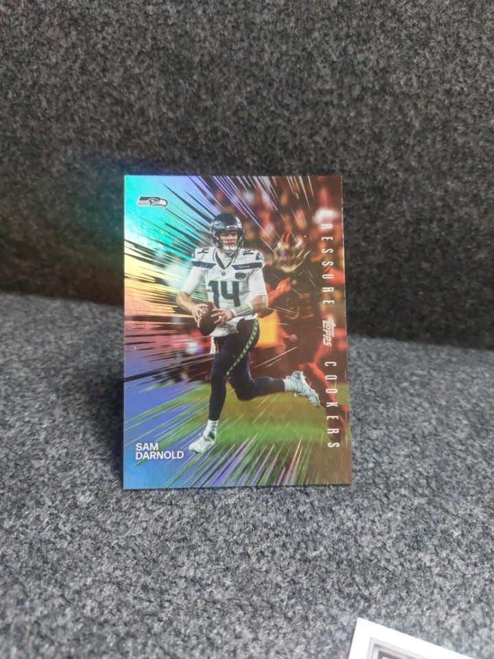 2026 Topps Flagship Sam Darnold Seahawks Pressure Cookers Pink Crackle PC-24