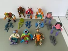 Vintage TMNT Villains Lot of 9 Groundchuck Triceratron Rahzar Krang Wyrm Tragg