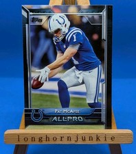 2015 Topps Pat McAfee RC rookie card Colts West Virginia punter WWE ESPN show. rookie card picture