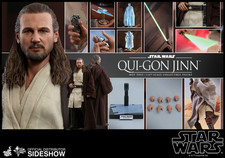 Hot Toys 1 6 Scale Qui-Gon Jinn Sixth Scale Figure MMS525 New Sealed Star Wars