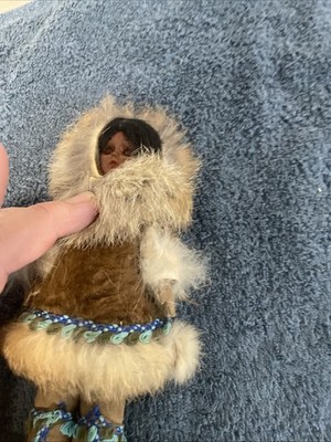 homemade hand crafted alaskan doll ain t sure