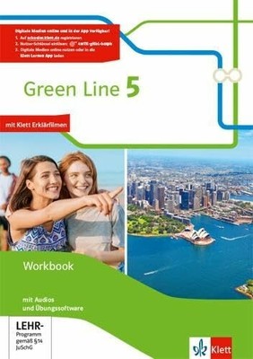 Green Line 5: Workbook mit Audios und Übungssoftware Klasse 9 Buch Klett