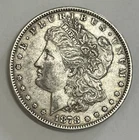 1878 7/4TF Strong 7/8TF Morgan Silver VAM 37 in Extra Fine Condition