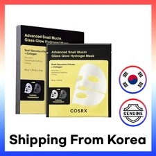 COSRX Advanced Snail Mucin Glass Glow Hydrogel Mask * 3ea