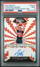 2024 PANINI SELECT YOUTH EXPLOSION SIG #YEKYE KYSHAWN GEORGE RC PSA 9 AUTO