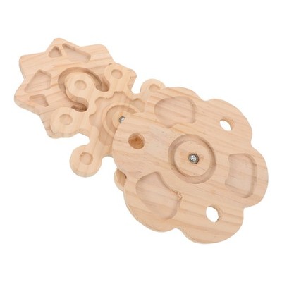 3pcs Chinchilla Wheel: Chinchilla Cage Windmill Toys - Wood Chew Shredding