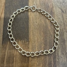 7.25 1/20 12k Gold Filled Curb Chain Bracelet 7 Grams