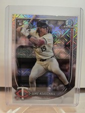 2025 Bowman Chrome - Luke Keaschall #61 Mega Box Mojo Refractor (RC) Twins