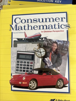Abeka Consumer Math, Second Edition, like new
