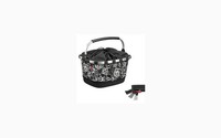 Klickfix Fahrradkorb Carrybag Gt Uniklip Fleur Schwarz