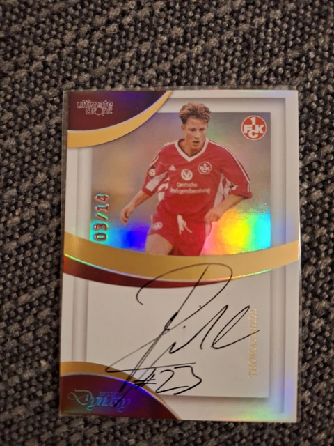 125 Jahre Kaiserslautern Ultimate Dropz OnCard Autogramm Thomas Riedl 03/14