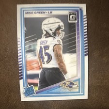 2025 Panini Donruss Optic Mike Green #250 Rated Rookie Baltimore Ravens